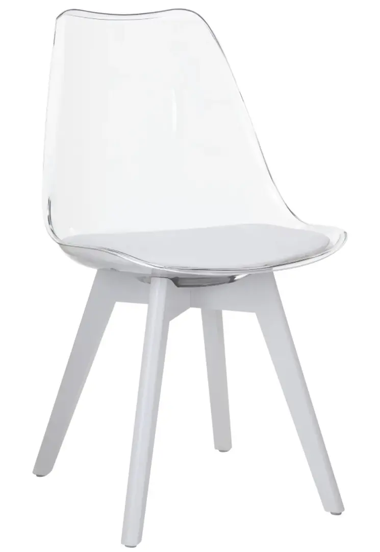 Scaun Tempo Kondela Bali 3 New (Transparent/White)