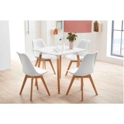 Стул Tempo Kondela Bali 3 New (White/Beech) Thumb