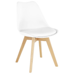 Стул Tempo Kondela Bali 3 New (White/Beech)