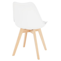 Стул Tempo Kondela Bali 3 New (White/Beech) Thumb
