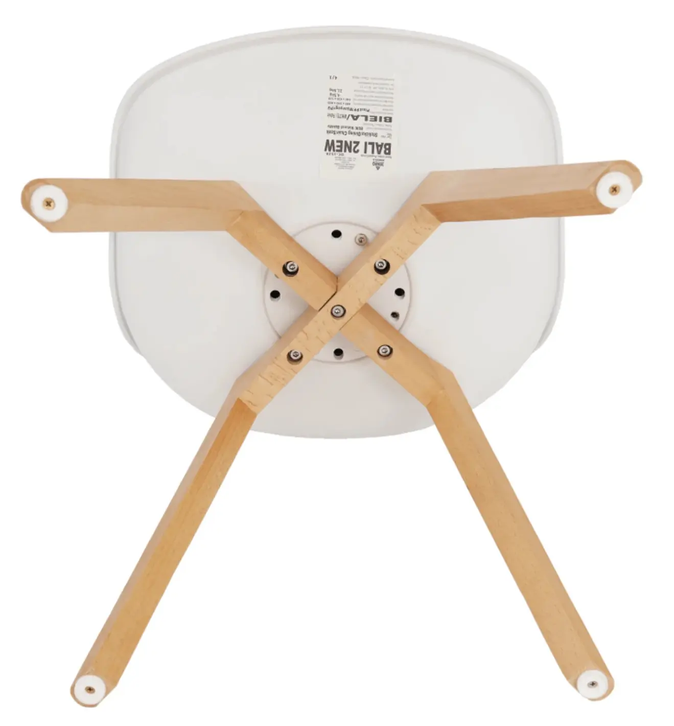 Стул Tempo Kondela Bali 3 New (White/Beech) - 7