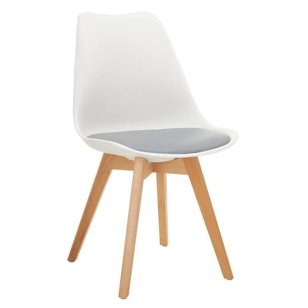 Стул Tempo Kondela Bali 3 NEW (White/Grey/Beech)