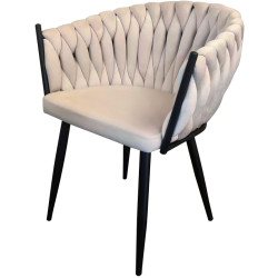 Стул Tempo Kondela Bler (Light Beige/Black) Thumb