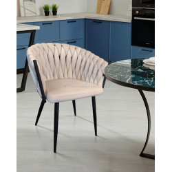 Стул Tempo Kondela Bler (Light Beige/Black)