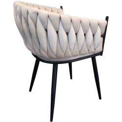 Стул Tempo Kondela Bler (Light Beige/Black) Thumb