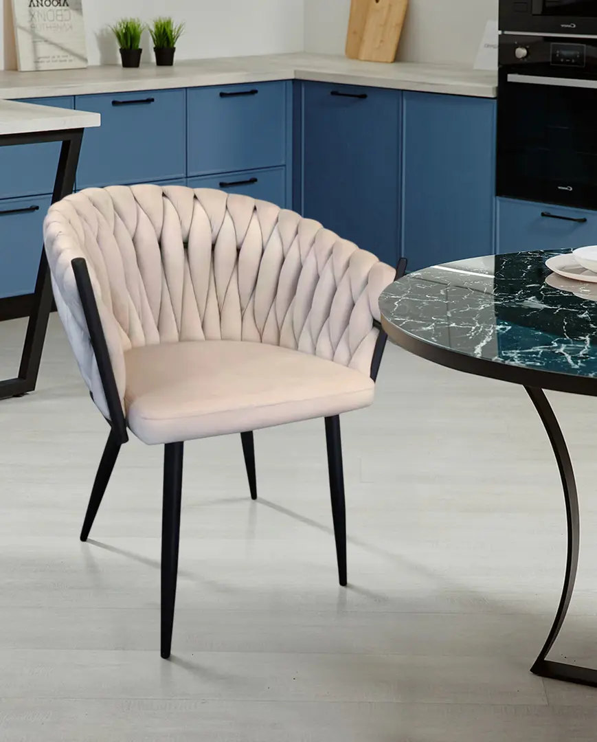 Стул Tempo Kondela Bler (Light Beige/Black)