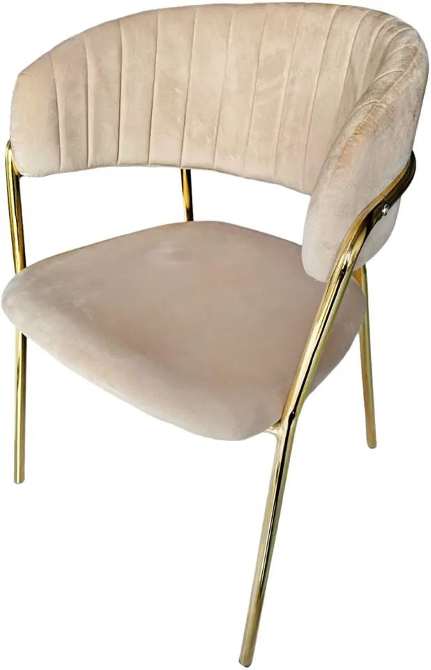 Scaun Tempo Kondela Dasmin New Typ 1 (Beige/Golden)