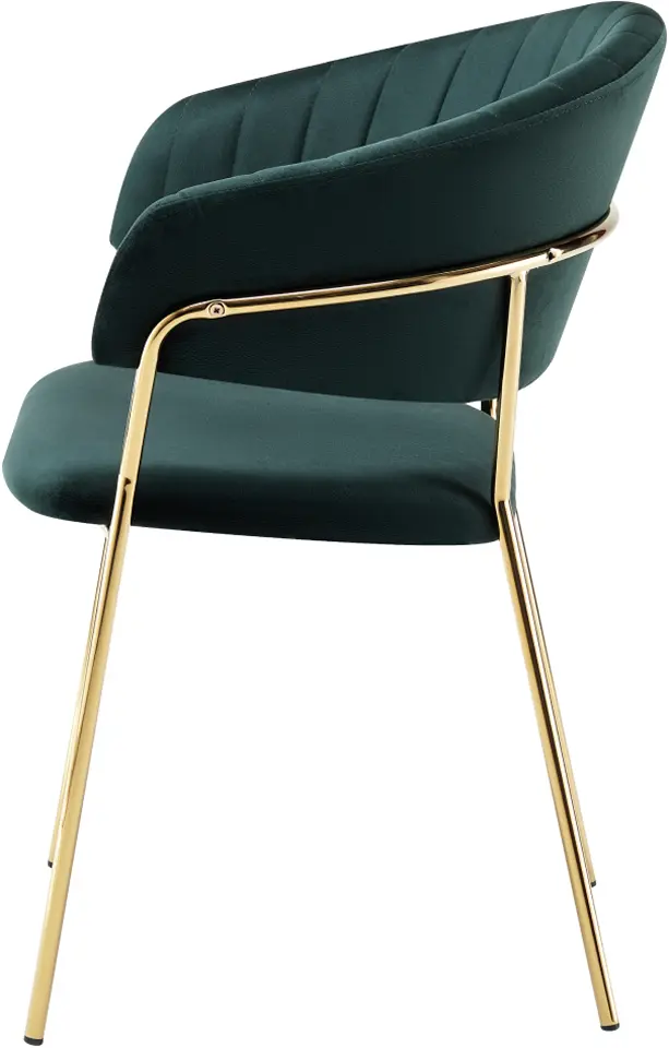 Scaun Tempo Kondela Dasmin Tip 1 (Dark Green/Golden)