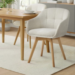 Стул Tempo Kondela Dimer (Cream/Beech)