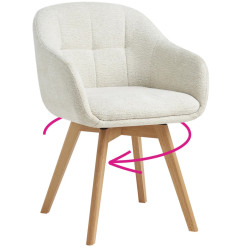 Scaun Tempo Kondela Dimer (Cream/Beech) Thumb