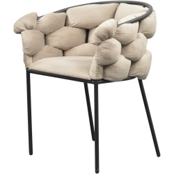 Стул Tempo Kondela Dorota (Gray Brown/Black) Thumb