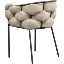 Стул Tempo Kondela Dorota (Gray Brown/Black) Thumb