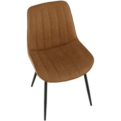 Scaun Tempo Kondela Hazal (Camel Brown/Black) Thumb