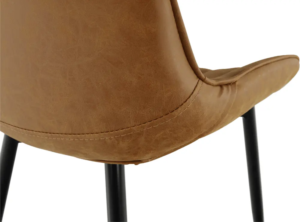 Scaun Tempo Kondela Hazal (Camel Brown/Black)