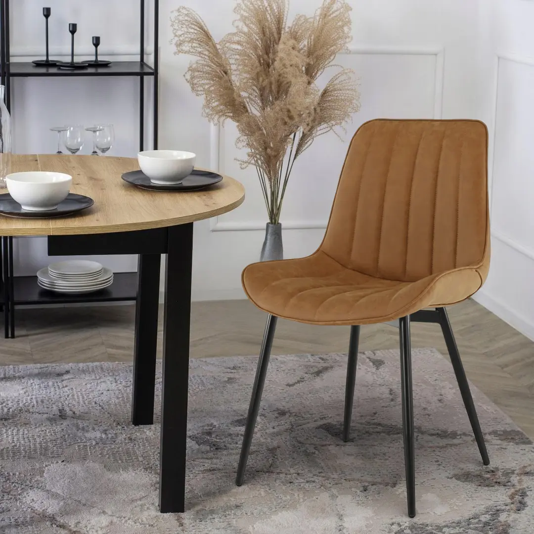 Scaun Tempo Kondela Hazal (Camel Brown/Black)