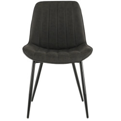 Стул Tempo Kondela Hazal (Dark Grey/Black) Thumb