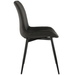 Стул Tempo Kondela Hazal (Dark Grey/Black) Thumb