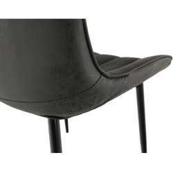 Стул Tempo Kondela Hazal (Dark Grey/Black) Thumb