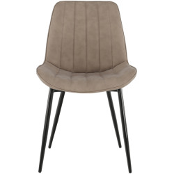 Стул Tempo Kondela Hazal (Gray Brown/Black) Thumb