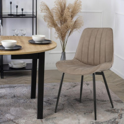 Scaun Tempo Kondela Hazal (Gray Brown/Black)