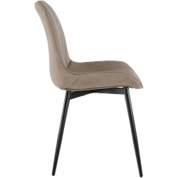 Стул Tempo Kondela Hazal (Gray Brown/Black) Thumb