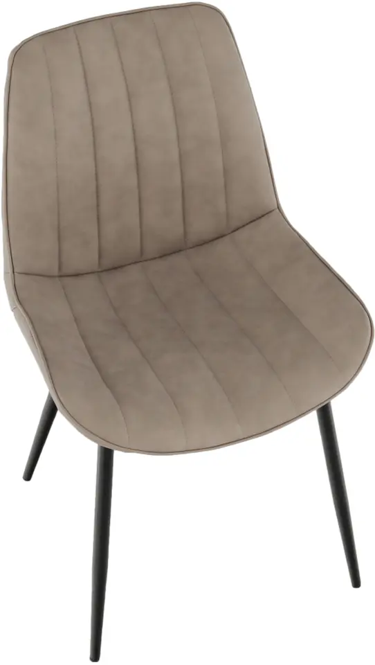 Стул Tempo Kondela Hazal (Gray Brown/Black)