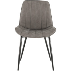 Scaun Tempo Kondela Hazal (Light Gray/Black) Thumb