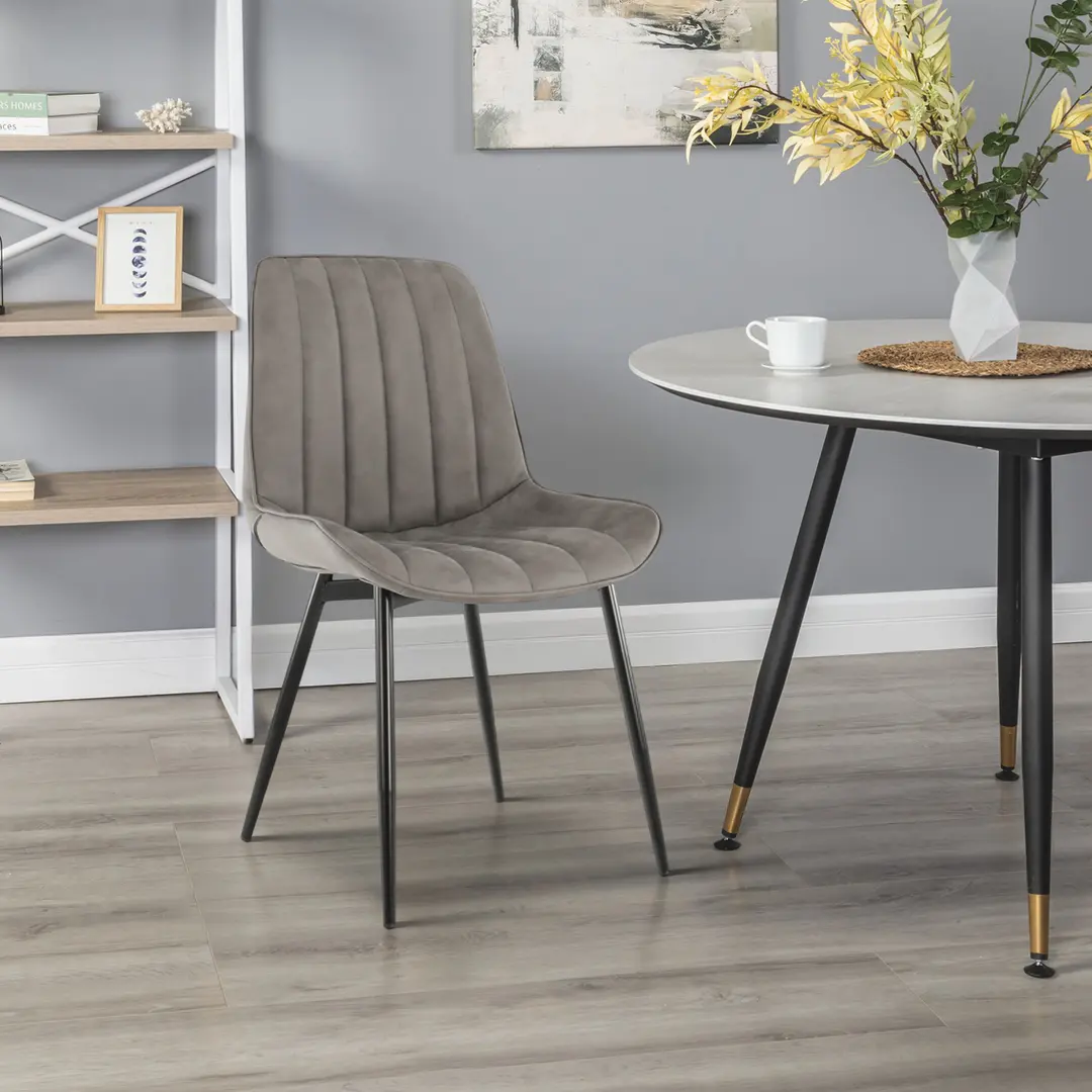 Scaun Tempo Kondela Hazal (Light Gray/Black)