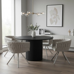 Стул Tempo Kondela Helin (Light Grey/Chrome) Thumb