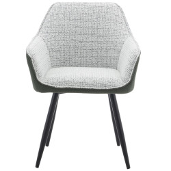 Стул Tempo Kondela Katriel (Green/Light Grey Melange) Thumb