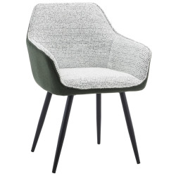 Стул Tempo Kondela Katriel (Green/Light Grey Melange)