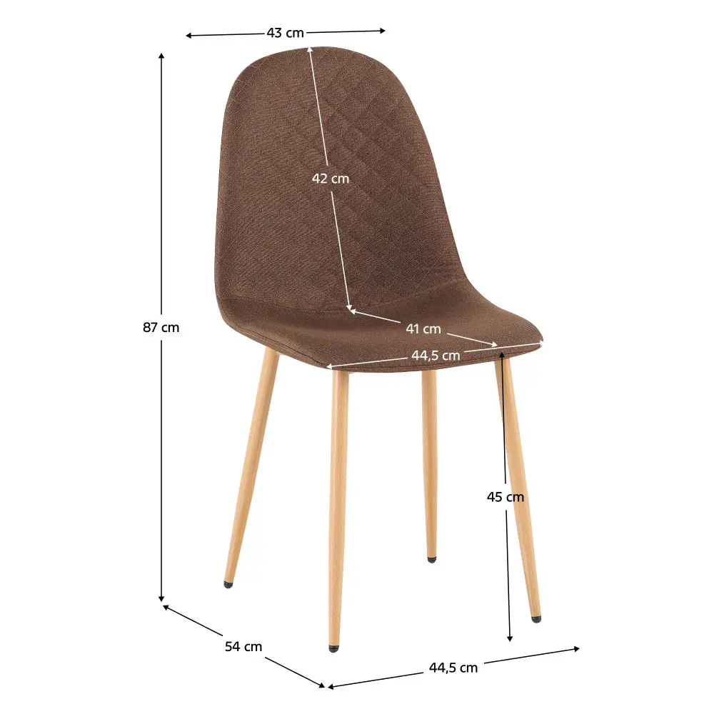 Scaun Tempo Kondela Lega 2 NEW (Dark Brown/Beech) - 2