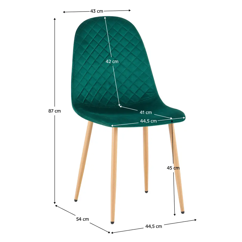 Стул Tempo Kondela Lega 2 NEW (Emerald/Beech) - 2