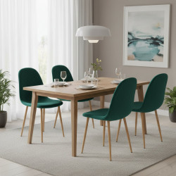 Стул Tempo Kondela Lega 2 NEW (Emerald/Beech) Thumb
