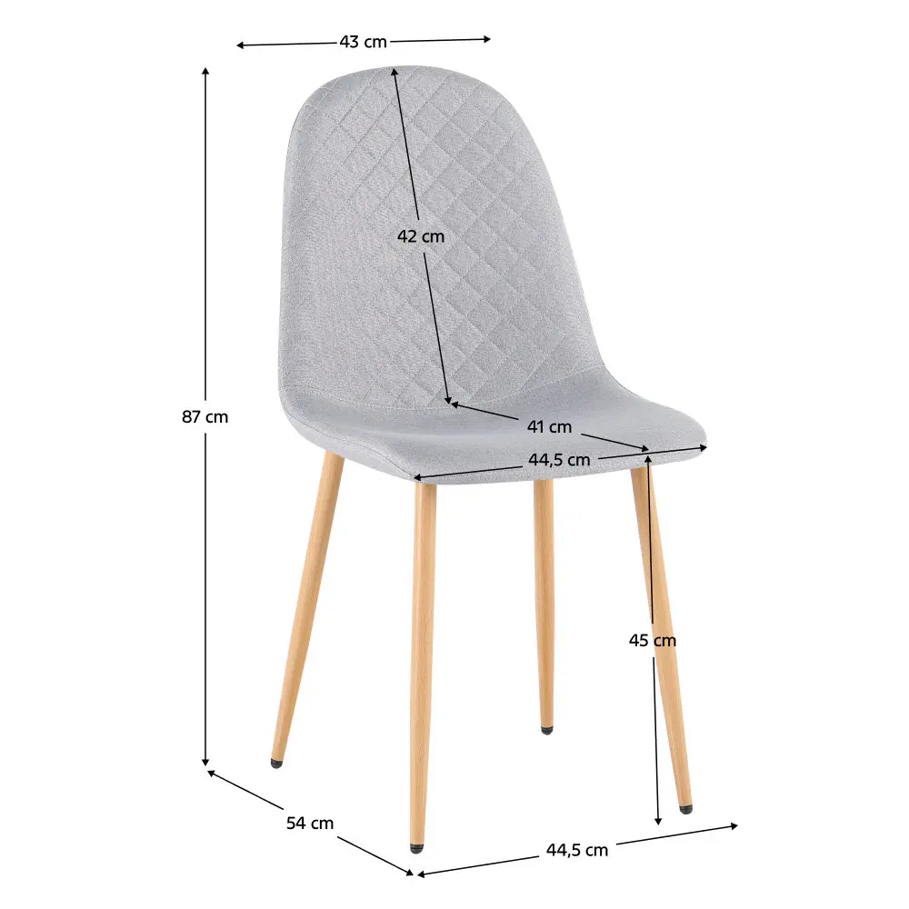 Scaun Tempo Kondela Lega 2 NEW (Light Grey/Beech) - 2
