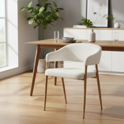 Стул Tempo Kondela Nizar Typ 1 (Cream/Beech)