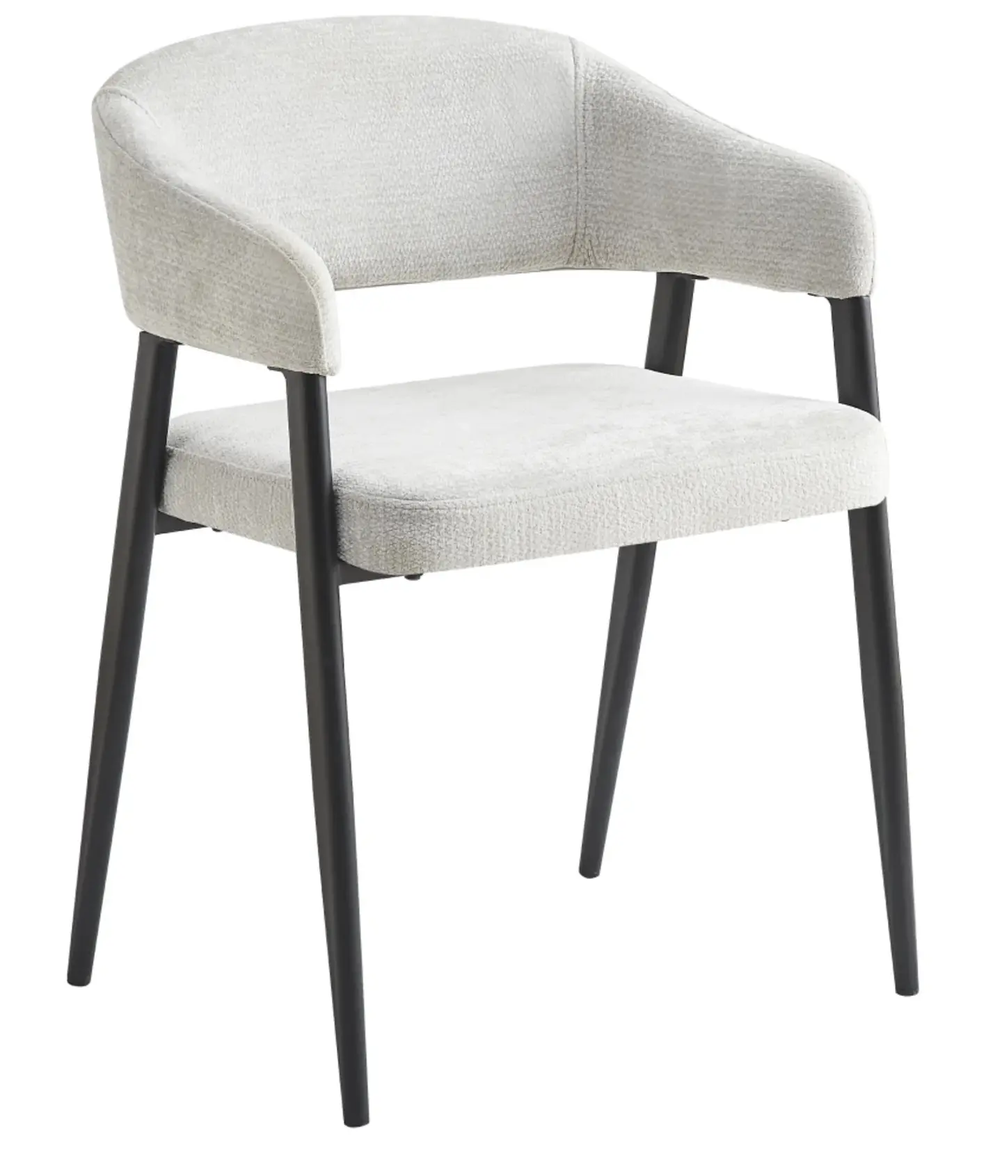 Стул Tempo Kondela Nizar Typ 2 (Light Grey/Black) - 3