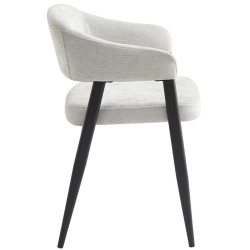 Стул Tempo Kondela Nizar Typ 2 (Light Grey/Black) Thumb