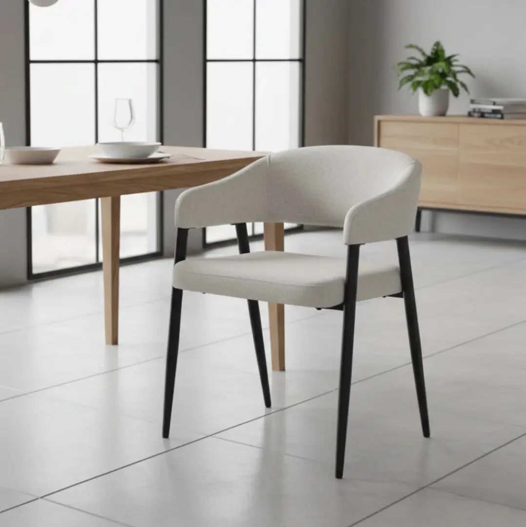 Стул Tempo Kondela Nizar Typ 2 (Light Grey/Black)