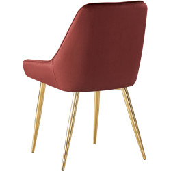 Scaun Tempo Kondela Perlia (Burgundy/Golden) Thumb