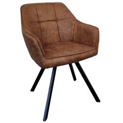 Scaun Tempo Kondela Samanta (Dark Brown/Black)
