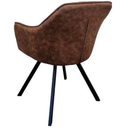 Стул Tempo Kondela Samanta (Dark Brown/Black) Thumb
