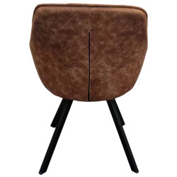 Стул Tempo Kondela Samanta (Dark Brown/Black) Thumb