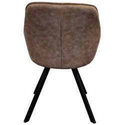 Стул Tempo Kondela Samanta (Grey-Brown/Black) Thumb