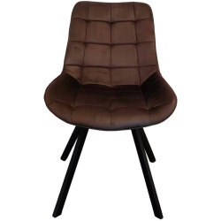 Стул Tempo Kondela Samira (Dark Brown/Black) Thumb