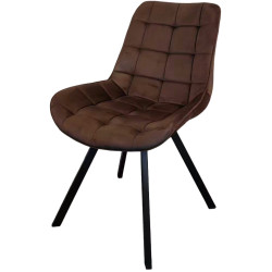 Стул Tempo Kondela Samira (Dark Brown/Black) Thumb