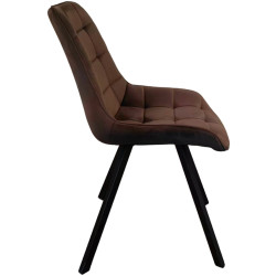 Стул Tempo Kondela Samira (Dark Brown/Black) Thumb