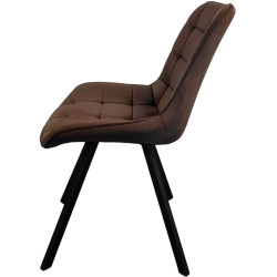 Стул Tempo Kondela Samira (Dark Brown/Black) Thumb