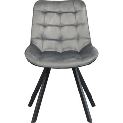 Стул Tempo Kondela Samira (Dark Gray/Black) Thumb