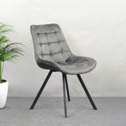 Стул Tempo Kondela Samira (Dark Gray/Black)